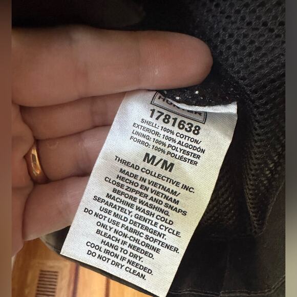 Hunter Women’s Water Wind Resistant Rain Cotton Jacket New Large - Picture 4 of 12